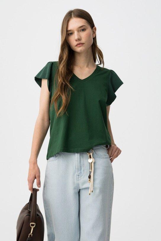 Camiseta Tiffosi Kira_V_22 verde