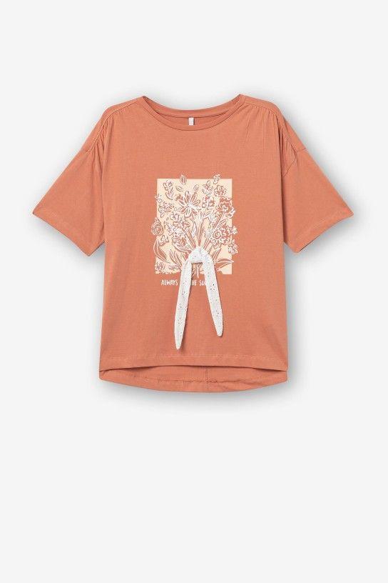 CAMISETA ORZOLA MELOCOTON
