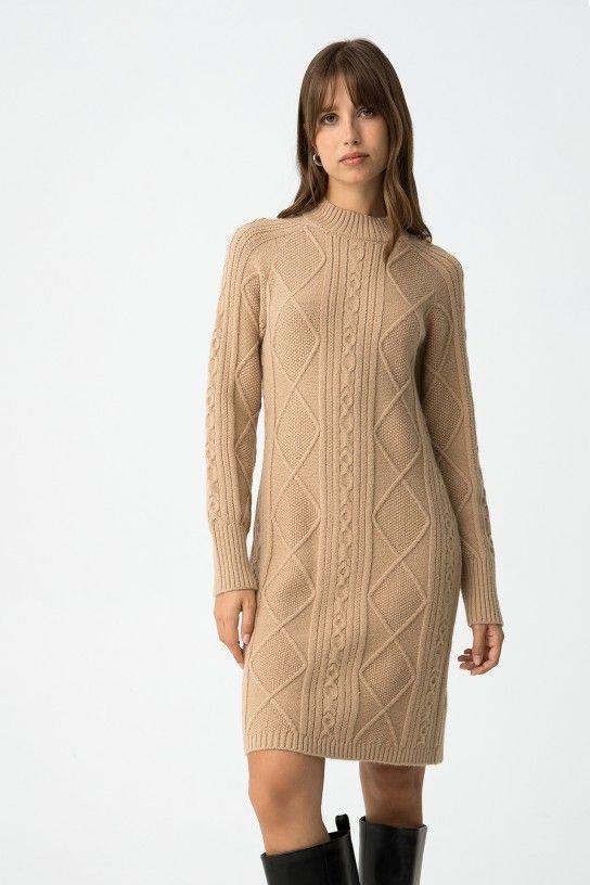 Vestido Tiffosi Marijin camel