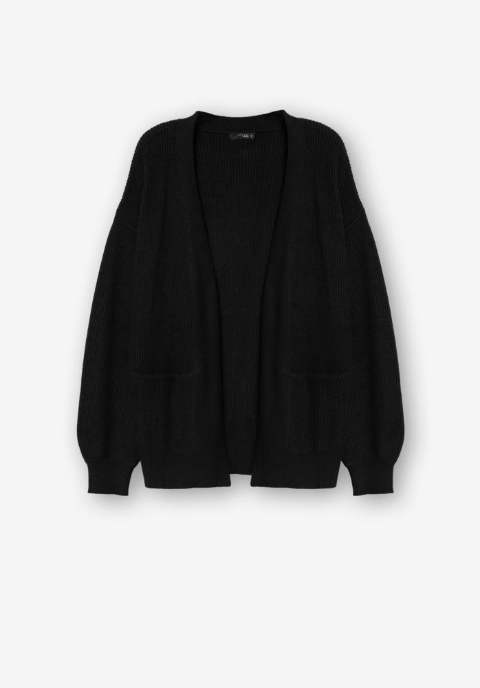 CHAQUETA MALVA NEGRO