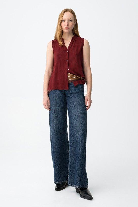 Blusa Tiffosi Lynx_1 granate