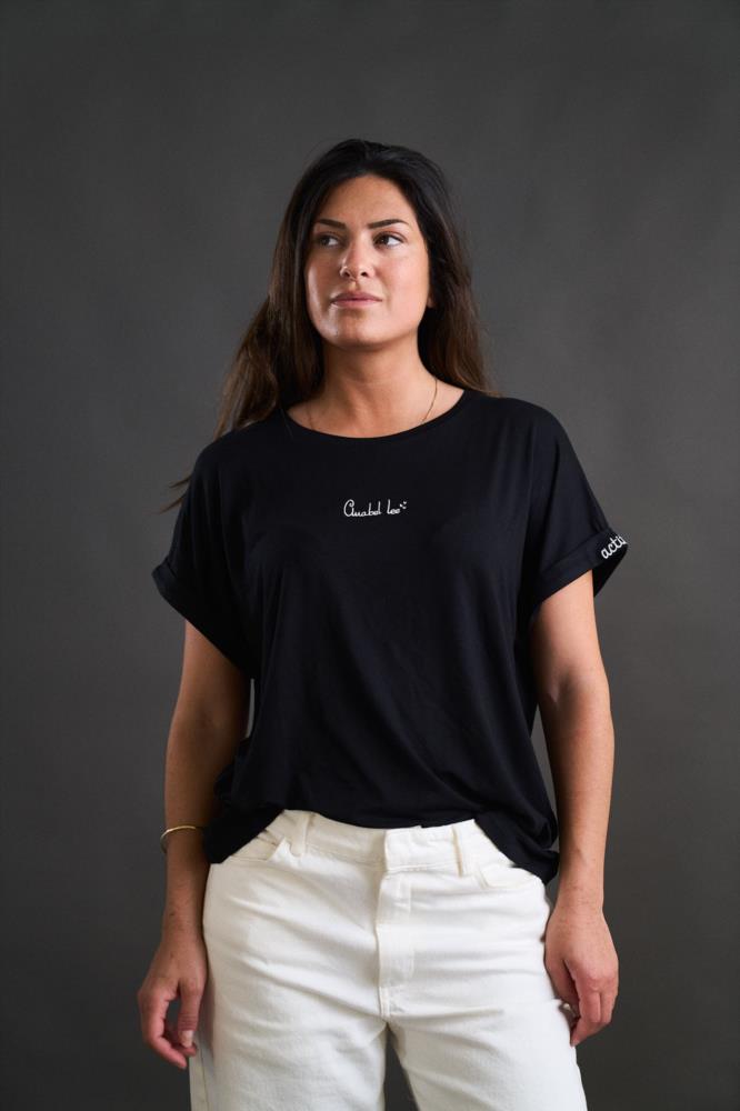 CAMISETA ANABEL LEE BASICA NEGRA