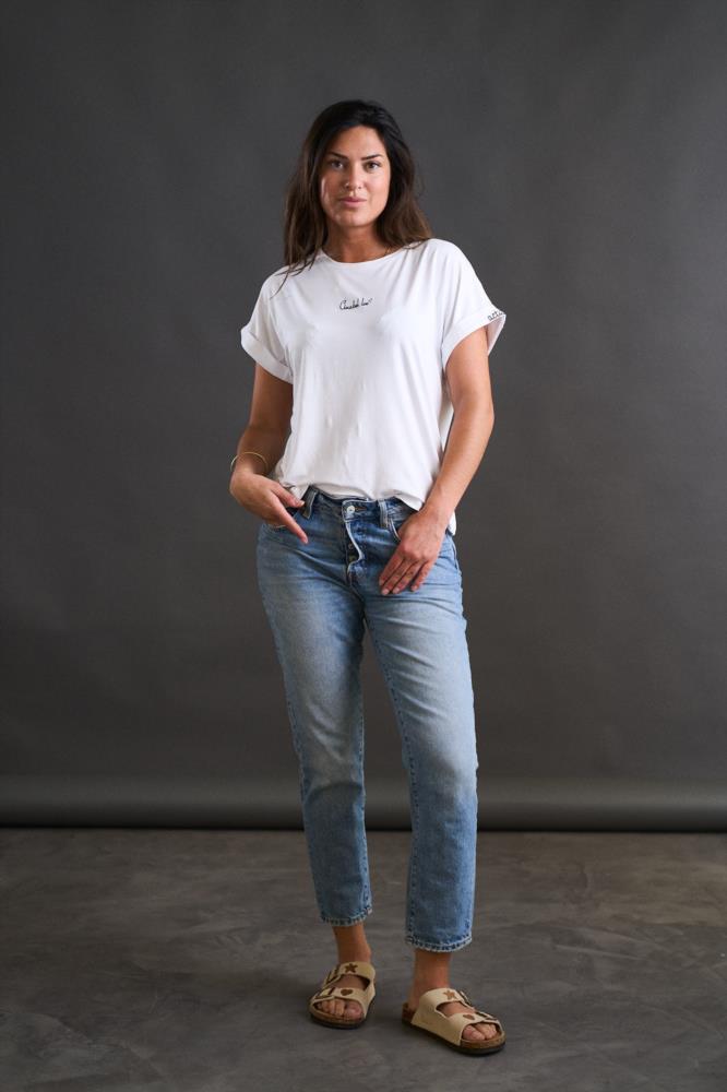 CAMISETA ANABEL LEE BASICA BLANCA