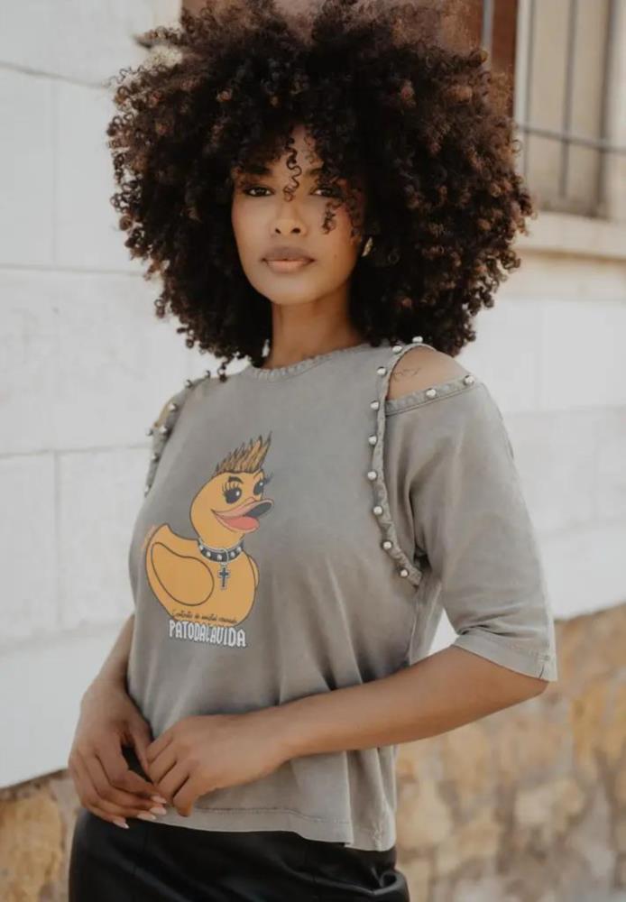 Camiseta Animosa cut out Patolavida