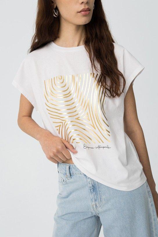 CAMISETA MADRID DORADO