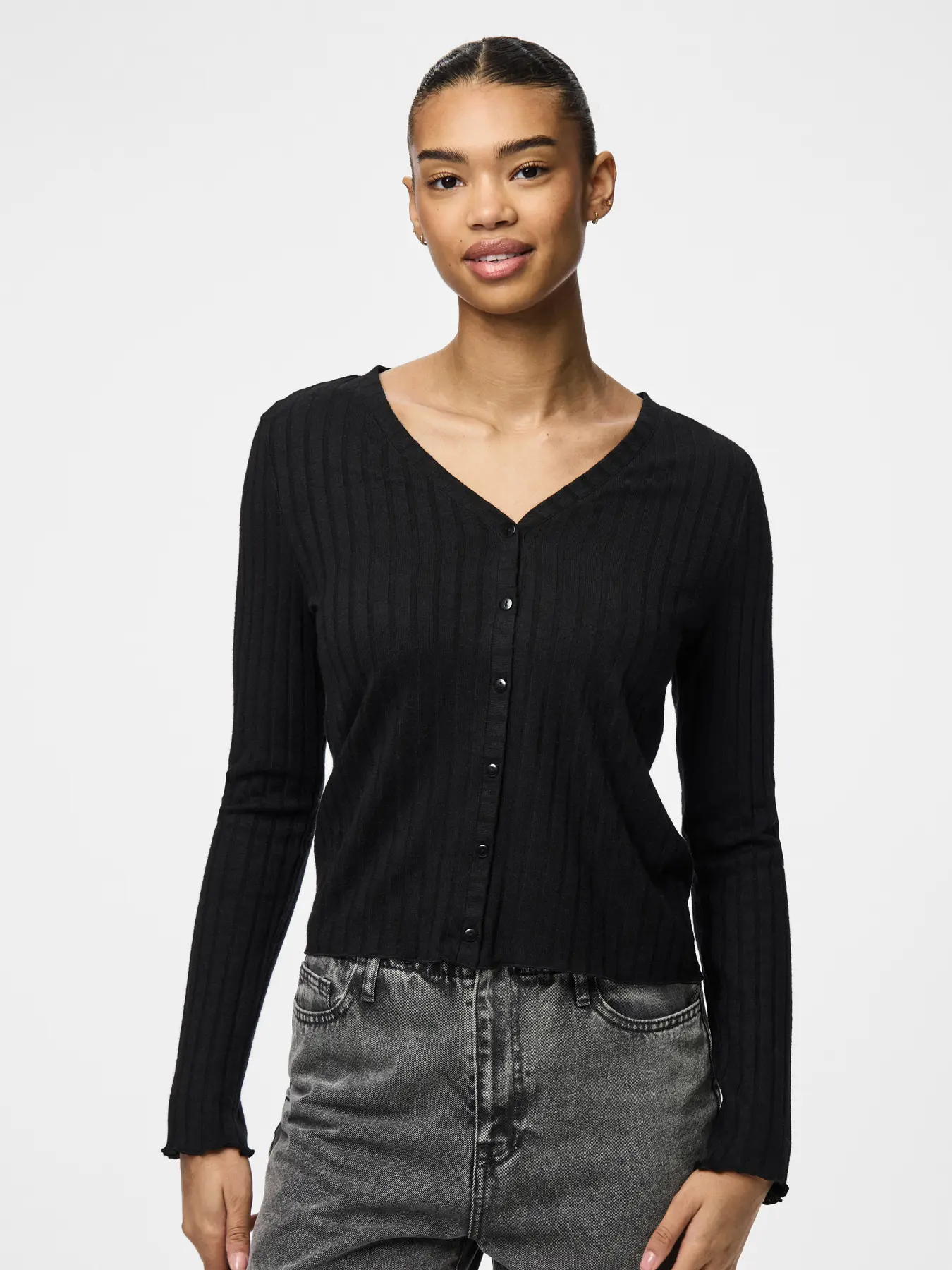 CARDIGAN PCIRIS NEGRO