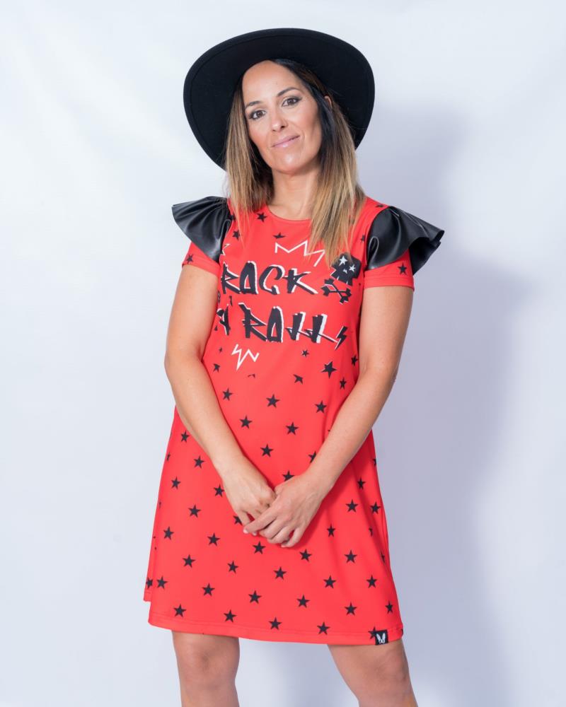 VESTIDO EL SUEÑO DE LOLA ROCK AND ROLL RED