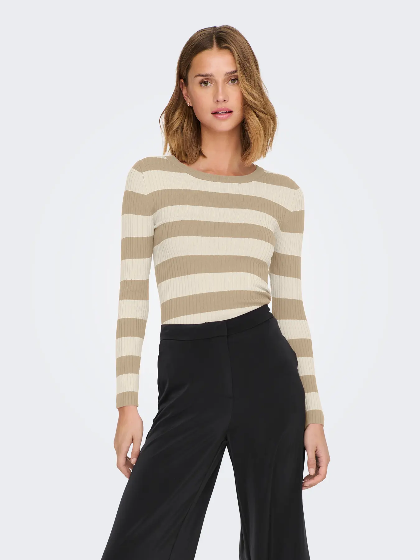 CAMISETA JDYPLUM LS BEIGE