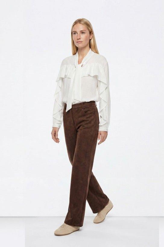 Pantalón Tiffosi Isadora marrón