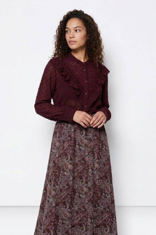 Camisa Tiffosi Grato granate