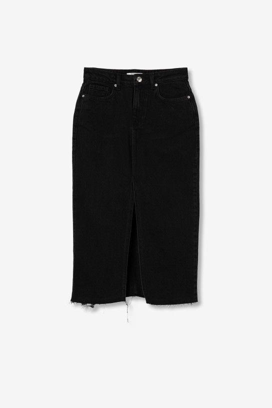 Falda vaquera Tiffosi STEFANI_9 negro