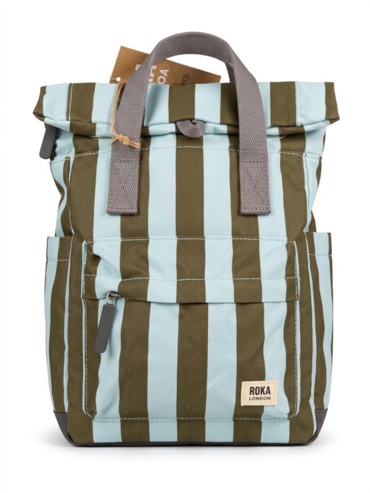 Mochila Canfield Roll Top small canvas verde agua kaki