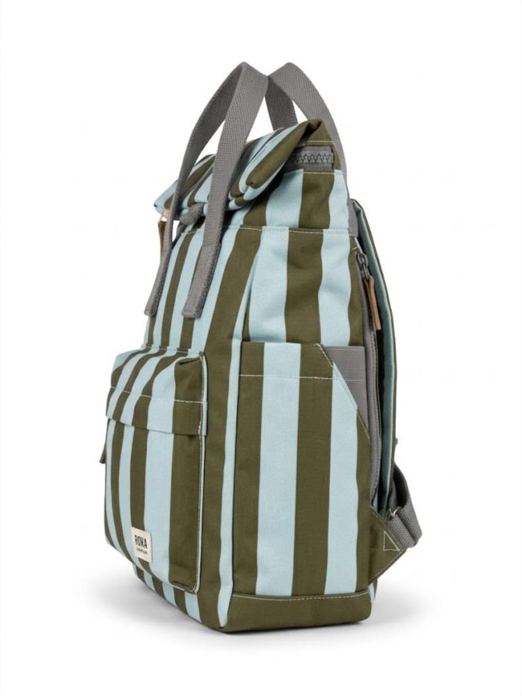 Mochila Canfield Roll Top small canvas verde agua kaki