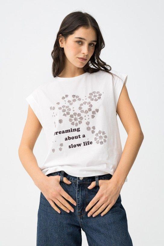 Camiseta Tiffosi Numel blanco 
