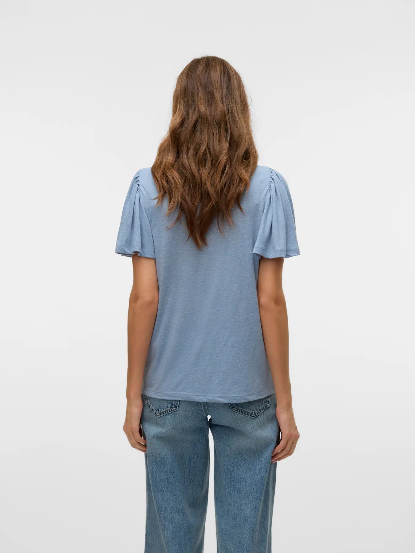 CAMISETA VMPALOMA ONELLA SS AZUL