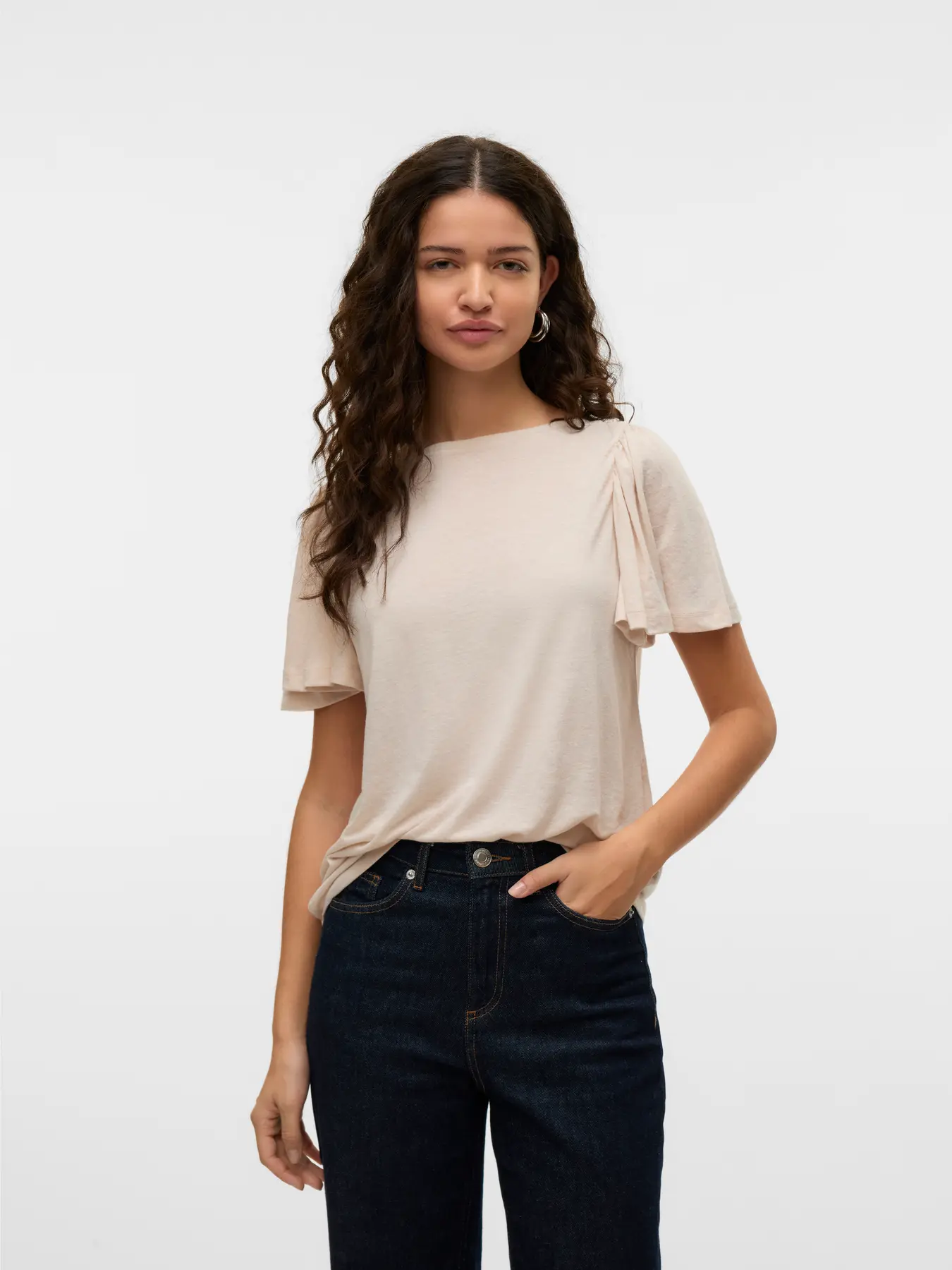 CAMISETA VMPALOMA ONELLA SS BEIGE