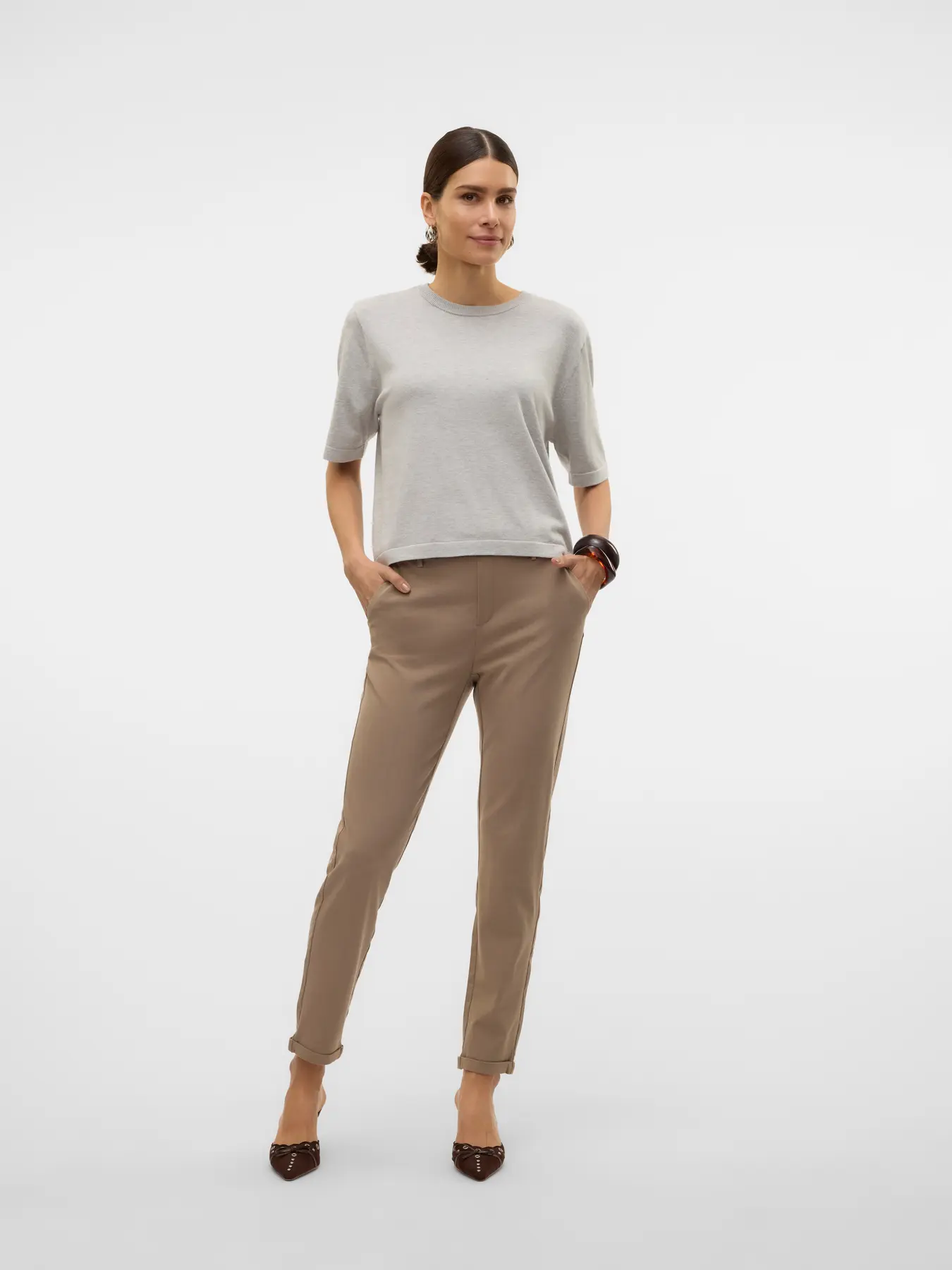 PANTALON VMMAYA TOPO