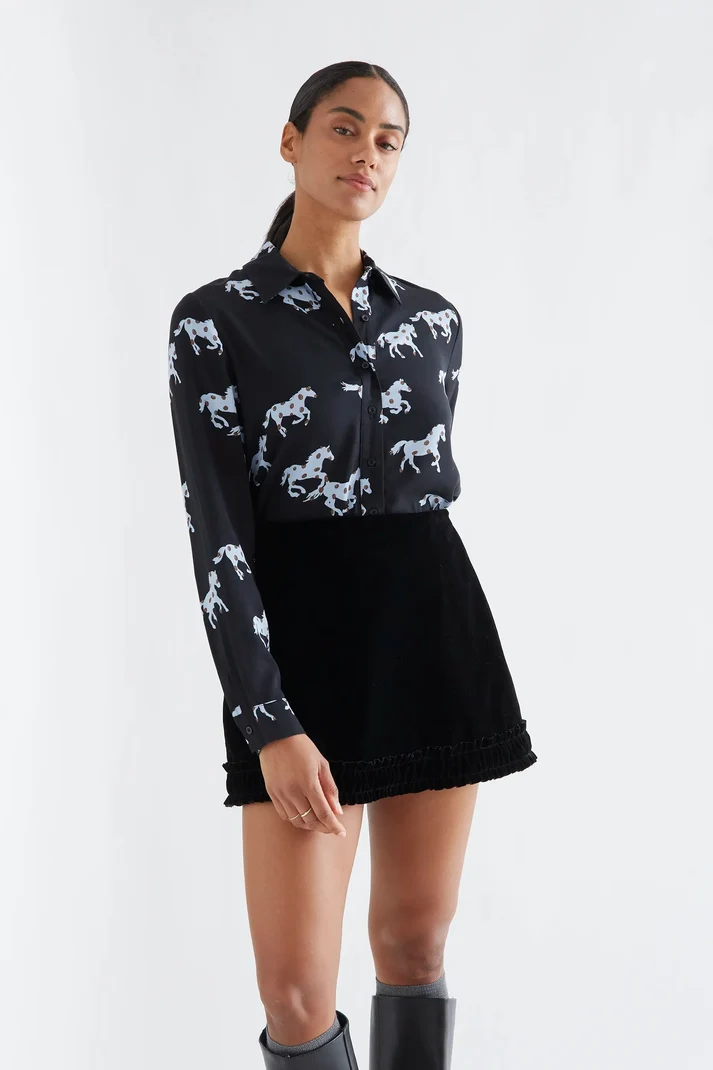 Camisa Compañía Fantástica con estampado Horse