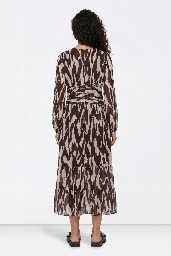 Vestido Tiffosi Petra marrón