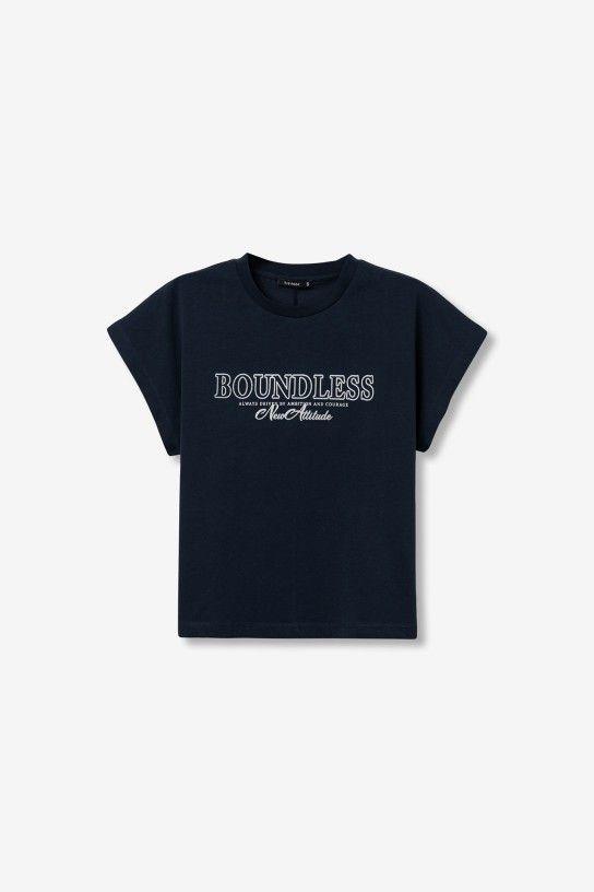 Camiseta Tiffosi Tool azul marino