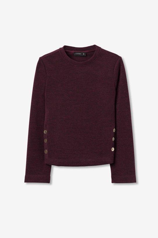 Camiseta Tiffosi Lucia 1C granate