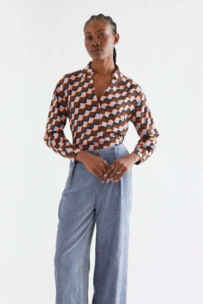 Camisa Compañía Fantástica con estampado Scala