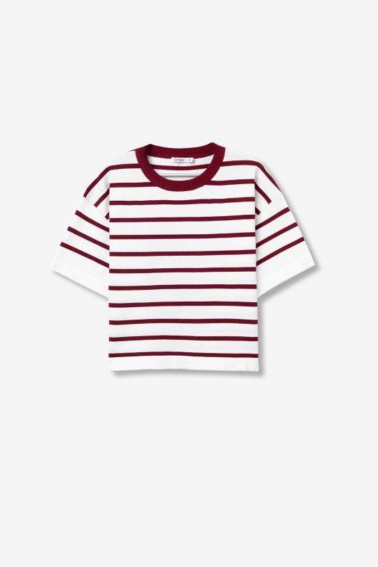 Jersey de manga corta Tiffosi Paragon_1 blanco granate