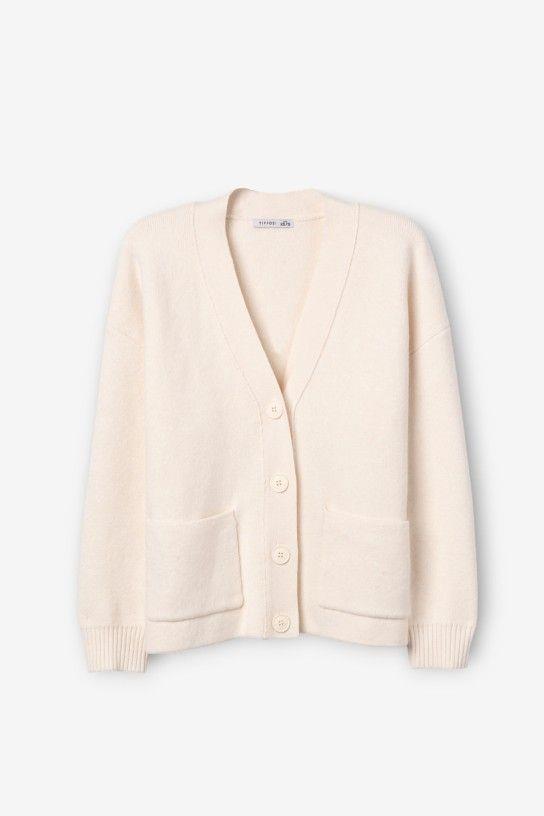 Cardigan Tiffosi Bold 1 crudo