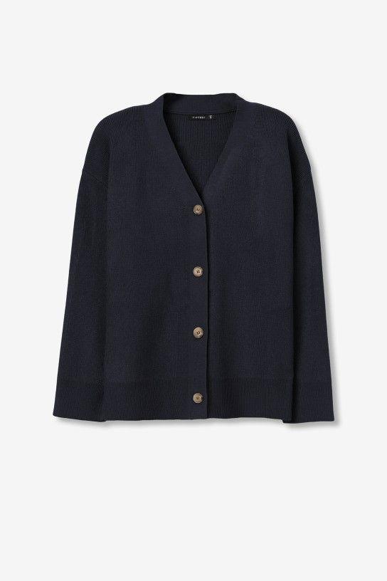 Cardigan Tiffosi Aquila C azul marino