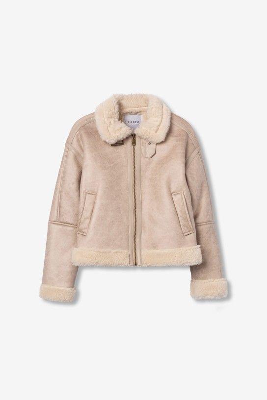 Cazadora Tiffosi Tate beige