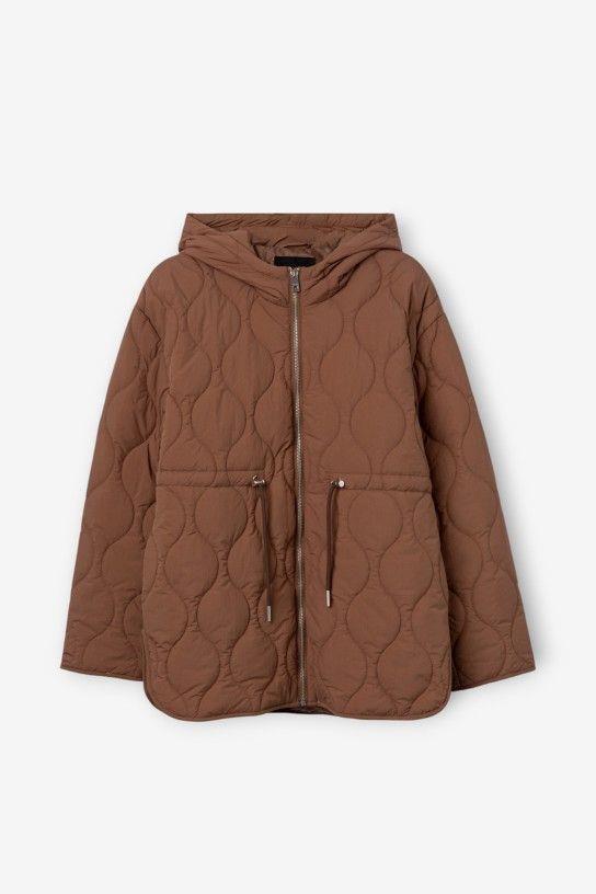 Anorak Tiffosi Lea marrón