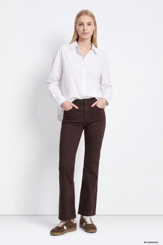 Jeans Tiffosi Megan 144  marrón