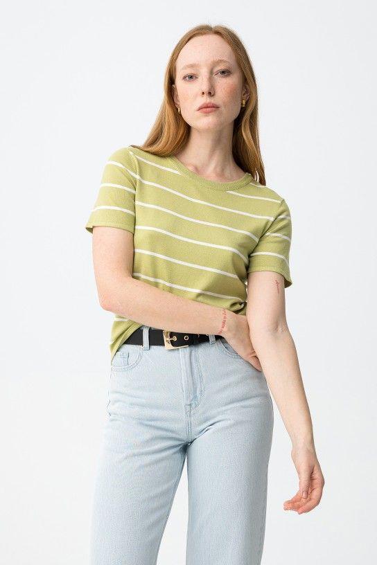 Jersey de manga corta Tiffosi Rufina_1 verde 