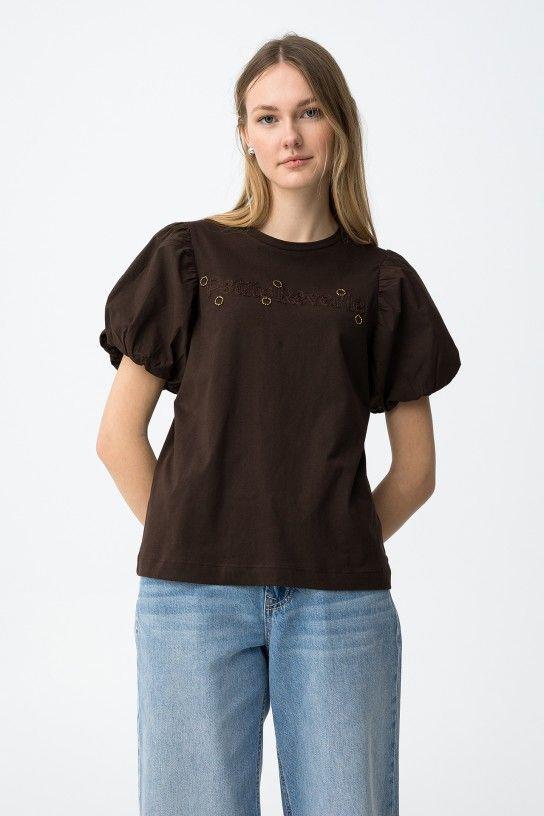 Camiseta Tiffosi Alora marrón