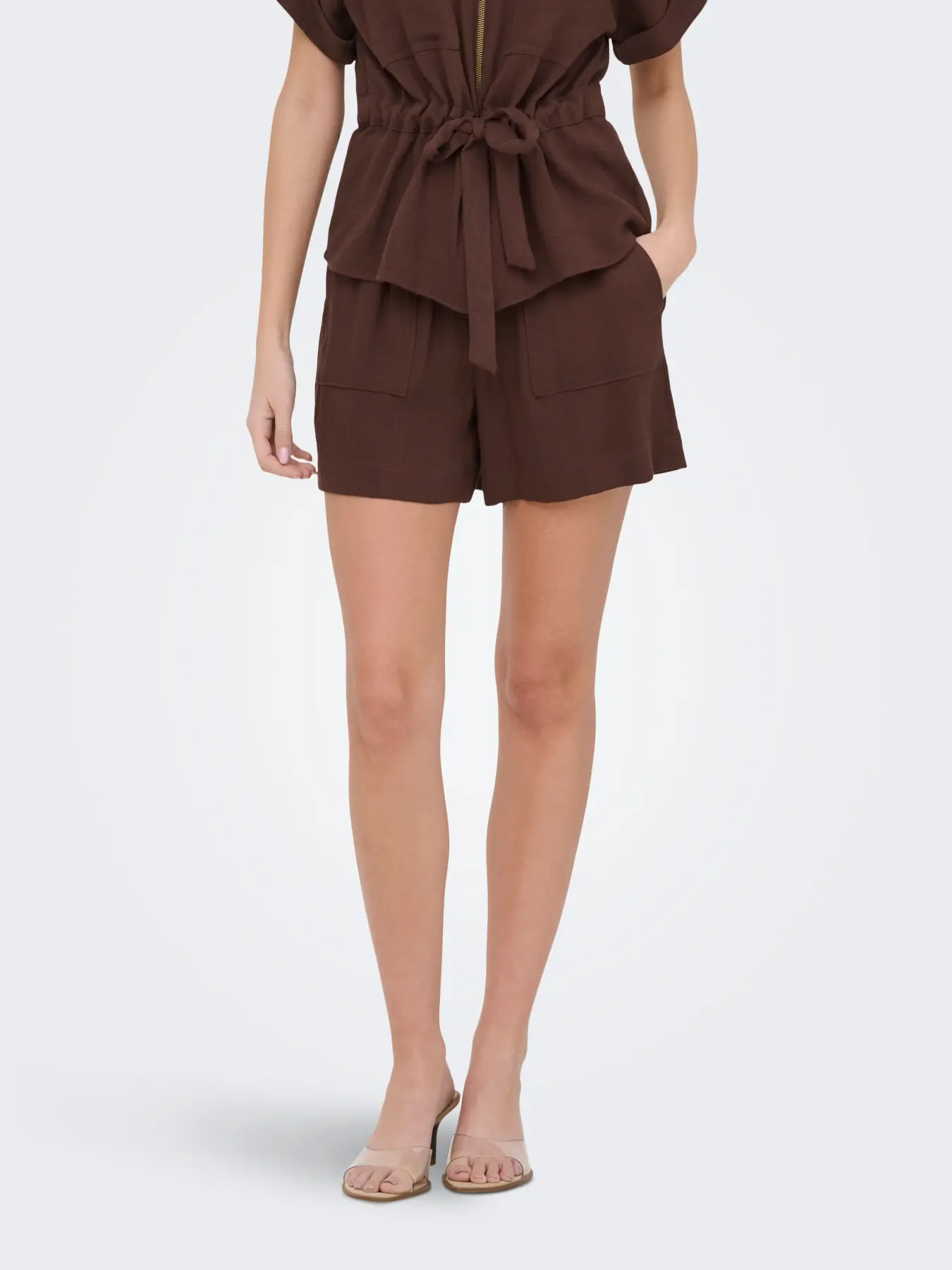 Pantalón corto JDY Millw marrón
