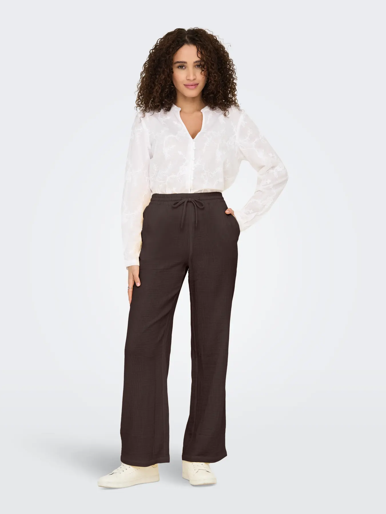 Pantalón JDY Theis chocolate