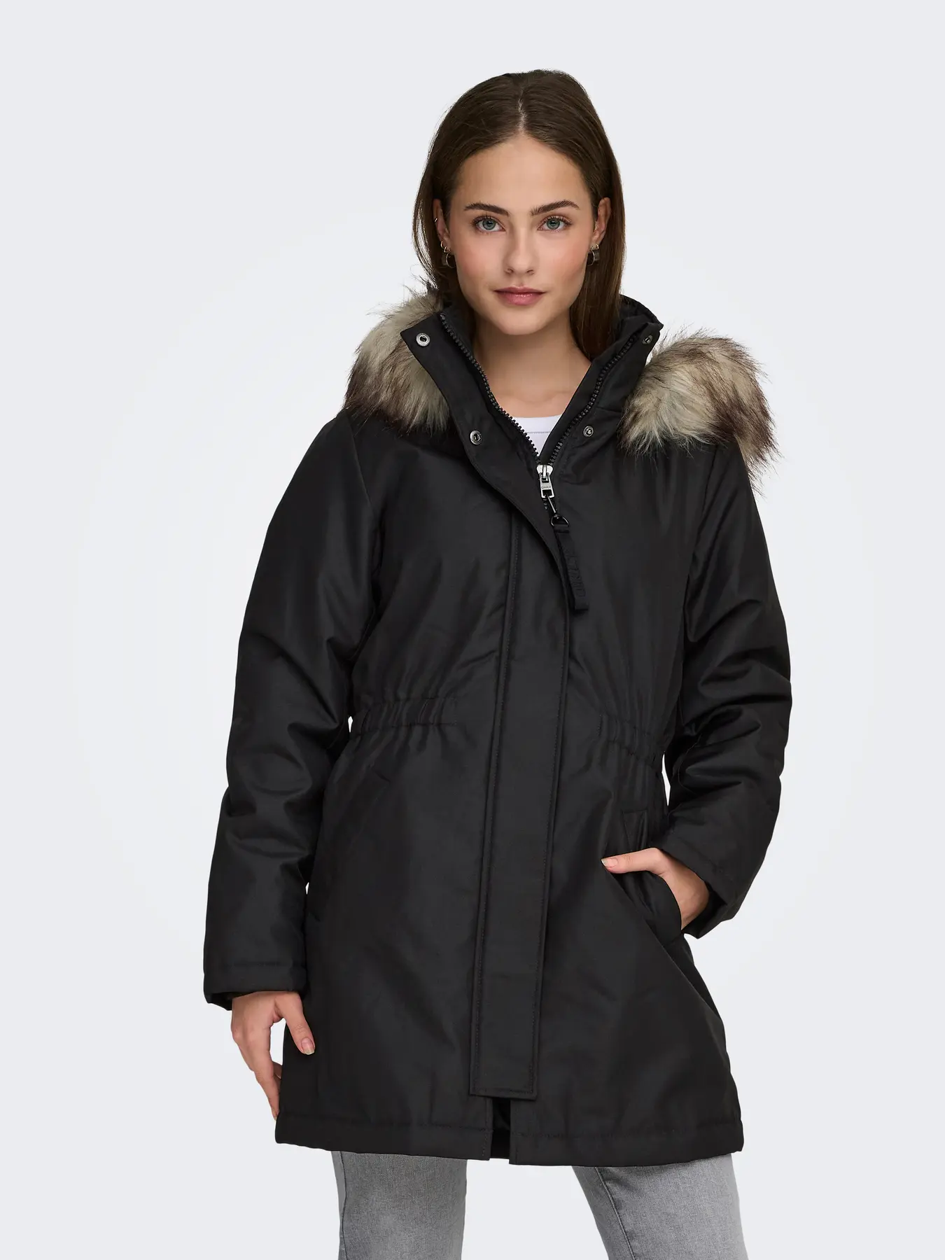Parka Only Onlmathilda negro 