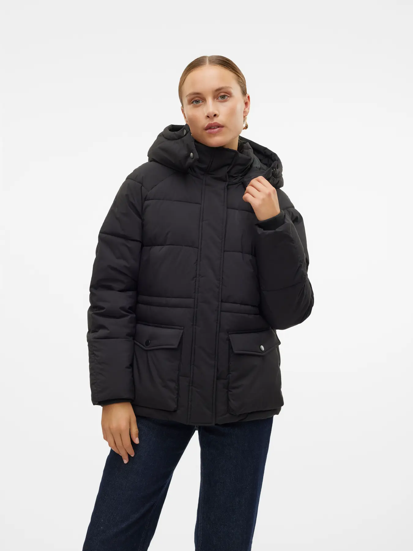 Abrigo Vero Moda Vmdiana negro