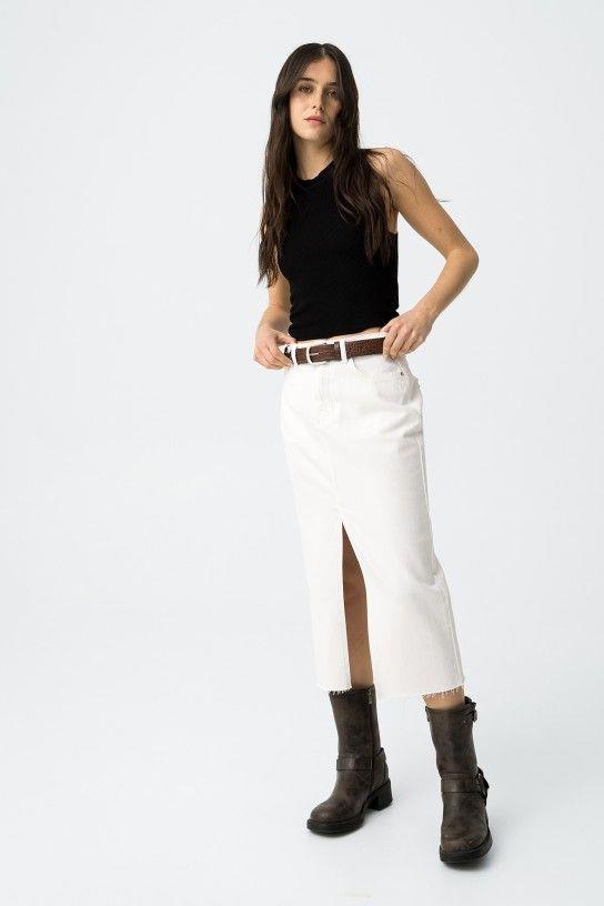 Falda Tiffosi Stefani_7 blanco