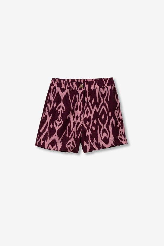 Short Tiffosi Kim_1B granate rosa