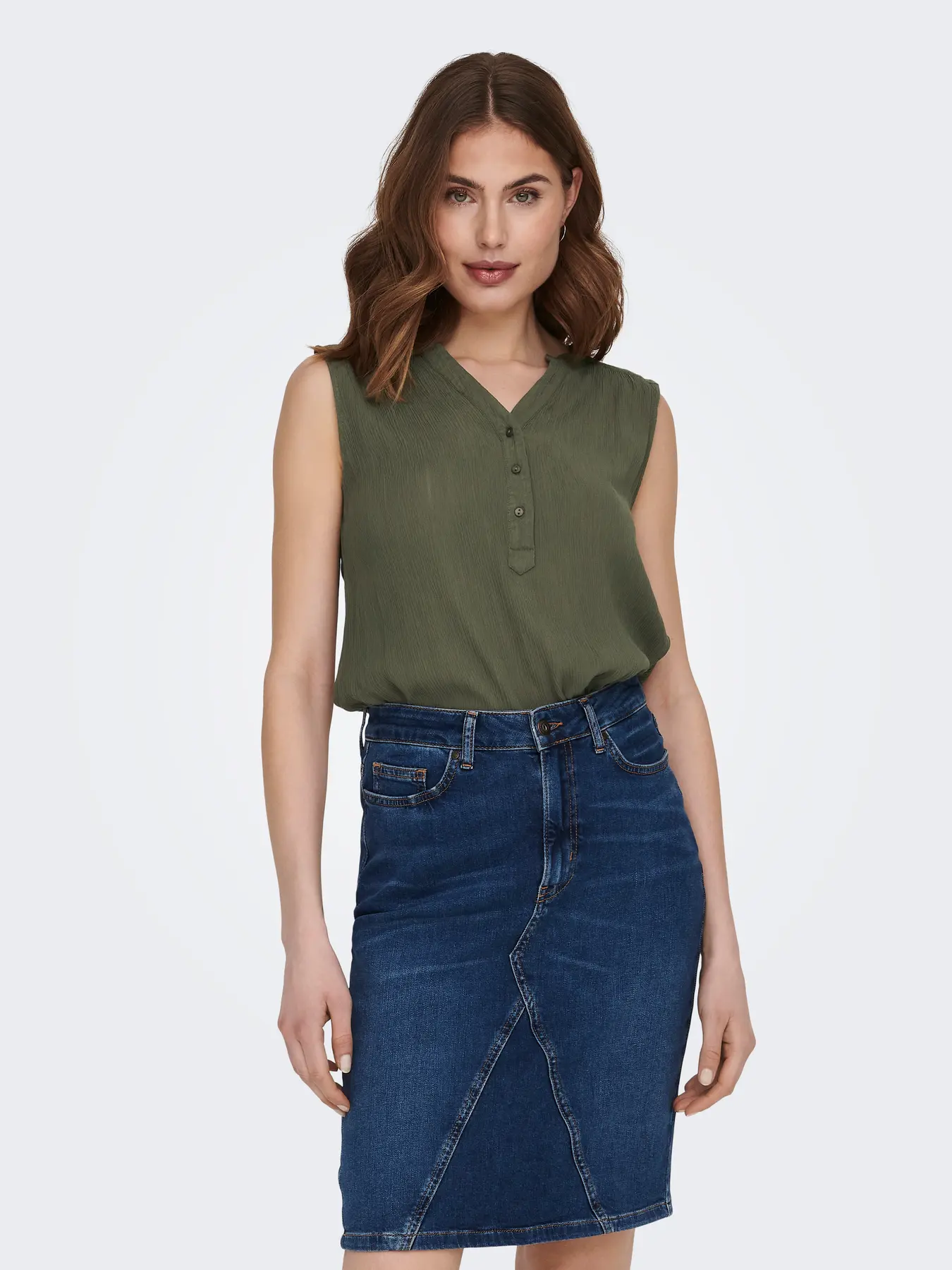 Blusa Only Jette verde
