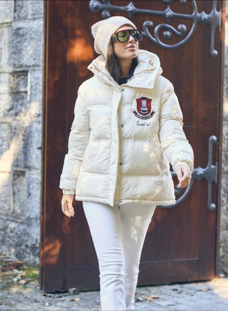 Plumífero Anabel Lee Helsinki blanco