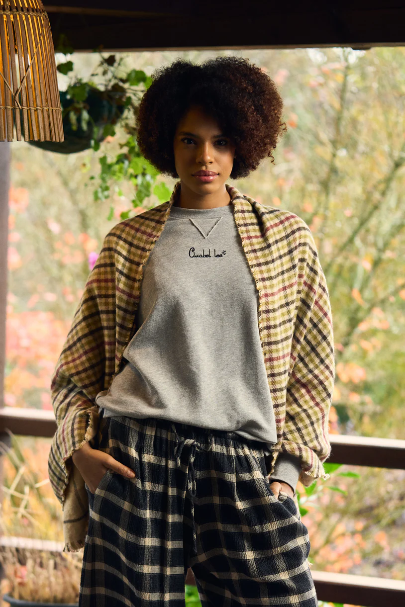 Sudadera Anabel Lee básica gris