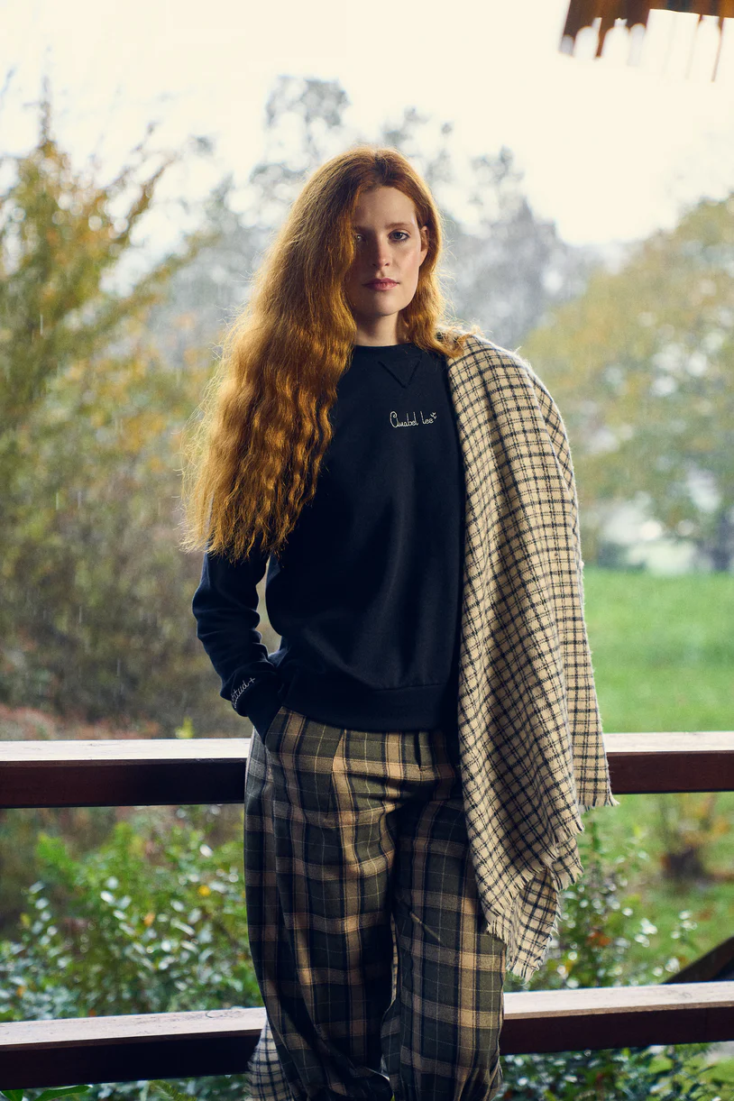 Sudadera Anabel Lee básica negro