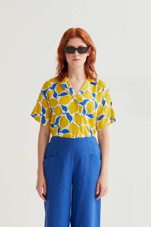 Camisa Compañía Fantástica estampado 