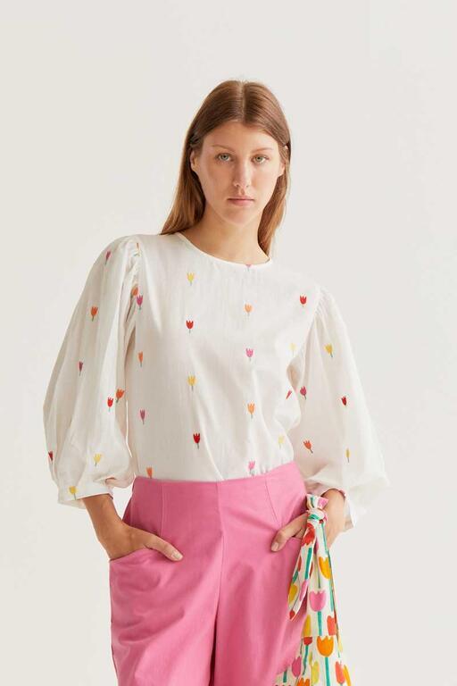 Blusa Compañía Fantástica con estampado 