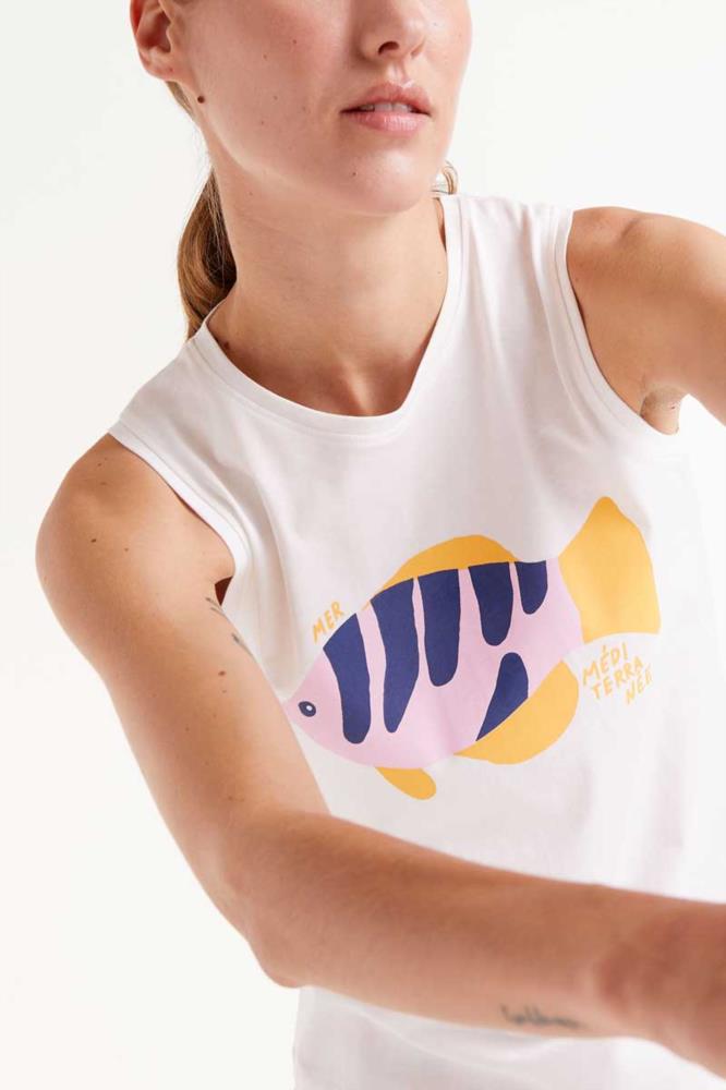 CAMISETA PRINT PEZ