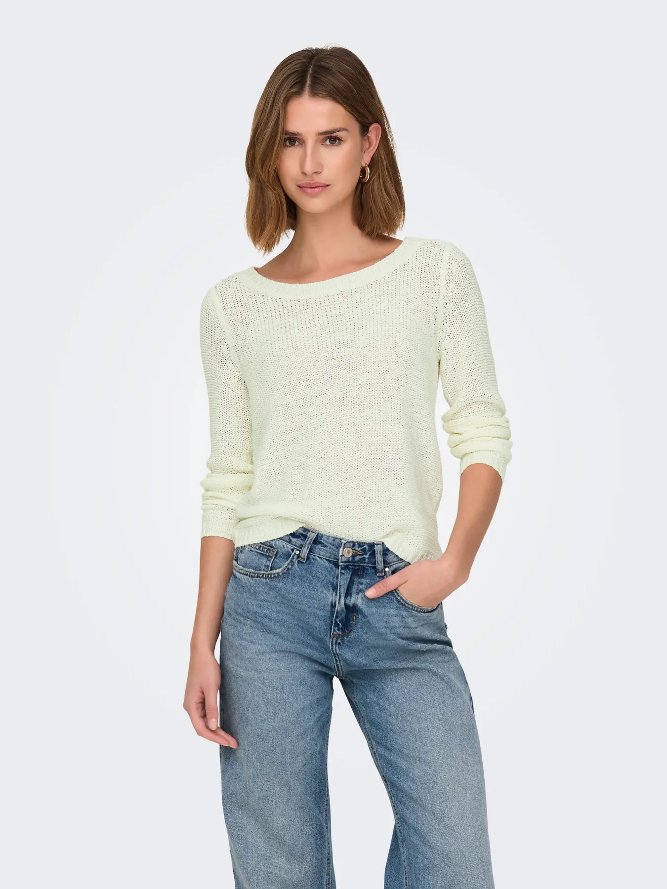 JERSEY ONLGEENA XO LS PULLOVER BLANCO