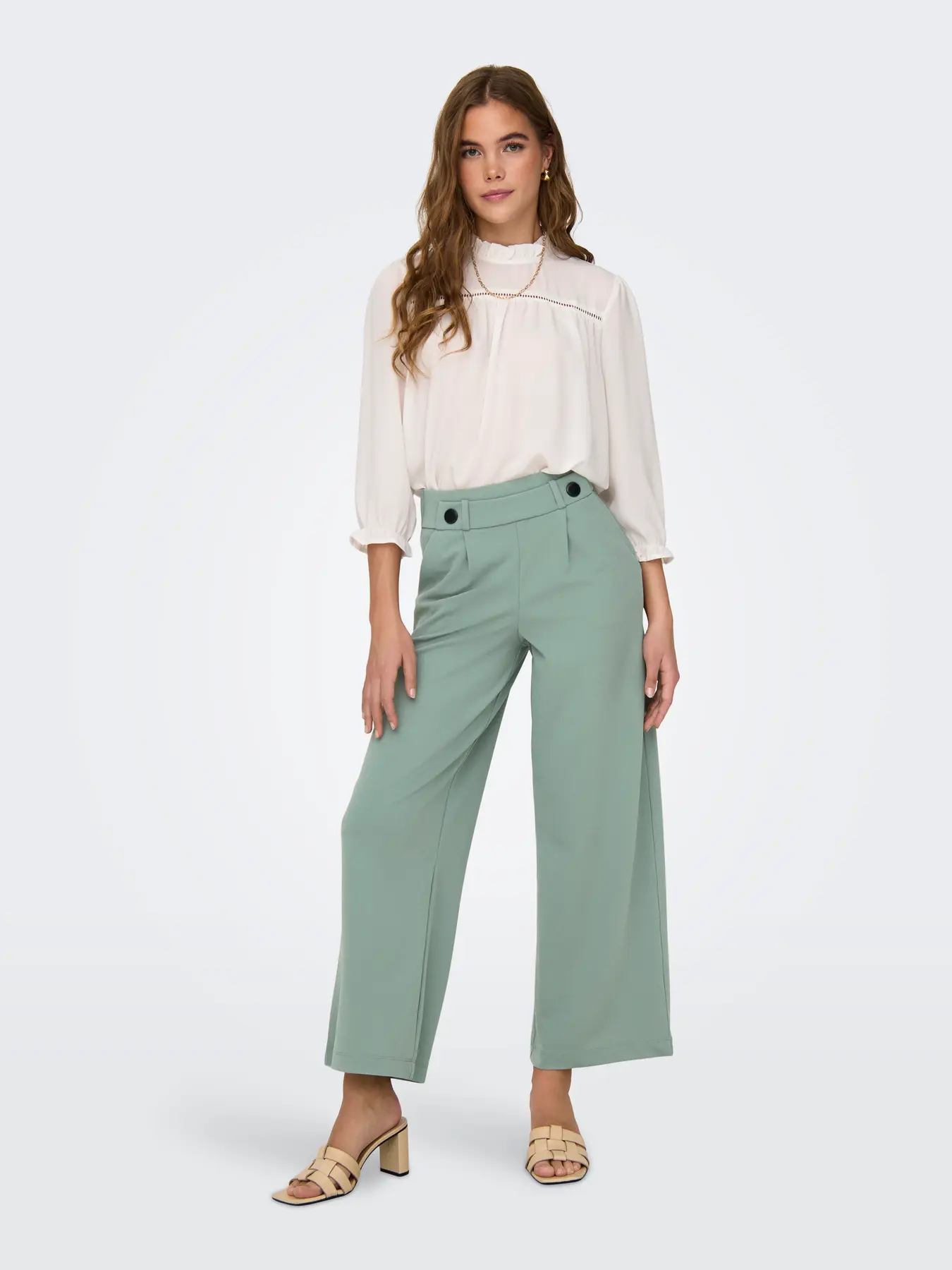 PANTALON JDYGEGGO VERDE AGUA