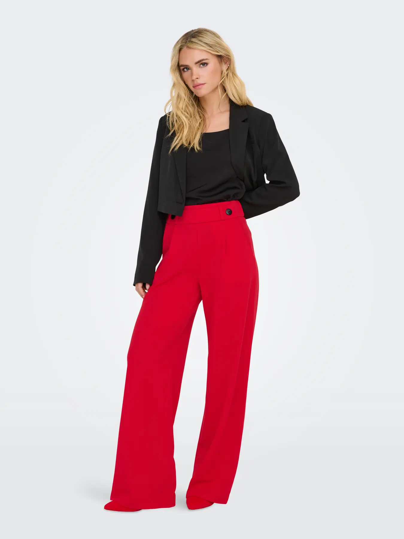 PANTALON JDYGEGGO ROJO